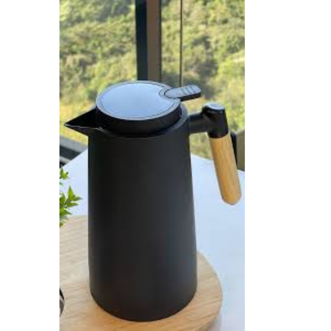 Garrafa térmica escandinava preta. 1L