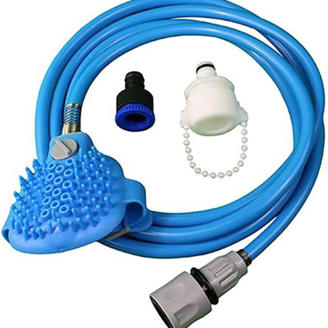Escova de Banho com Mangueira para Pets LMZ0255