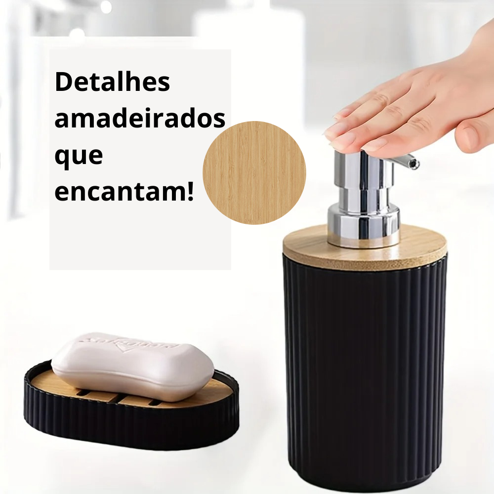 Conjunto de itens para Banheiro Premium ( 6 peças)