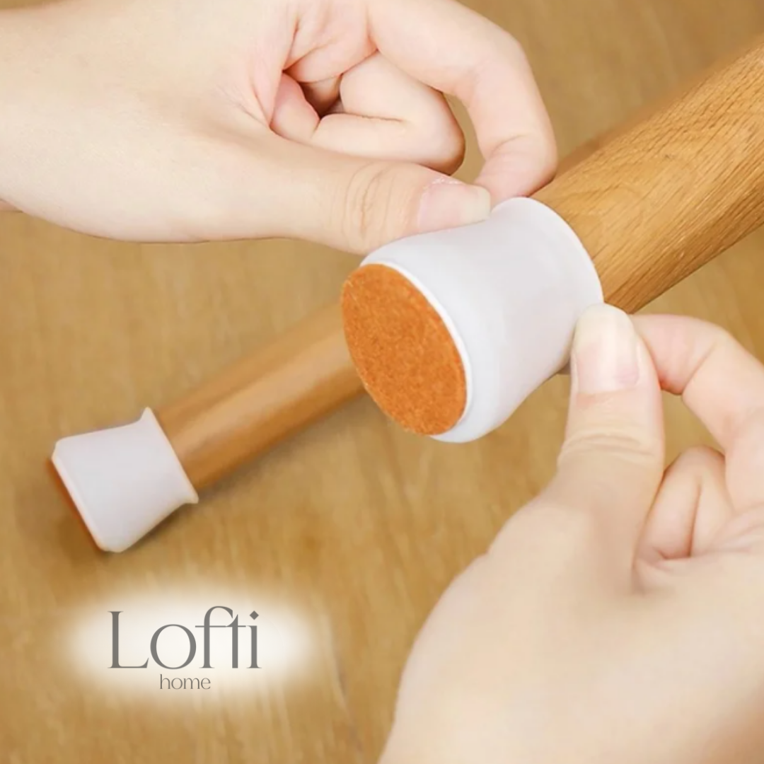 Protetor para Pés de Cadeira em Silicone Reforçado | KIT com 16 Peças | OFERTA LIMITADA