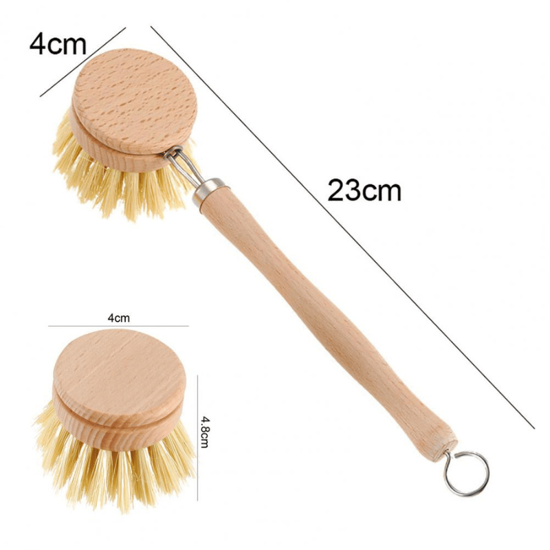 Escova De Lavar Louça Em Madeira