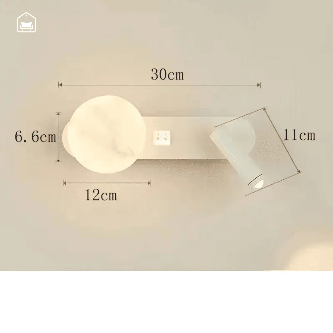 Luminária Led Nórdica de Cabeceira - Lofti Home