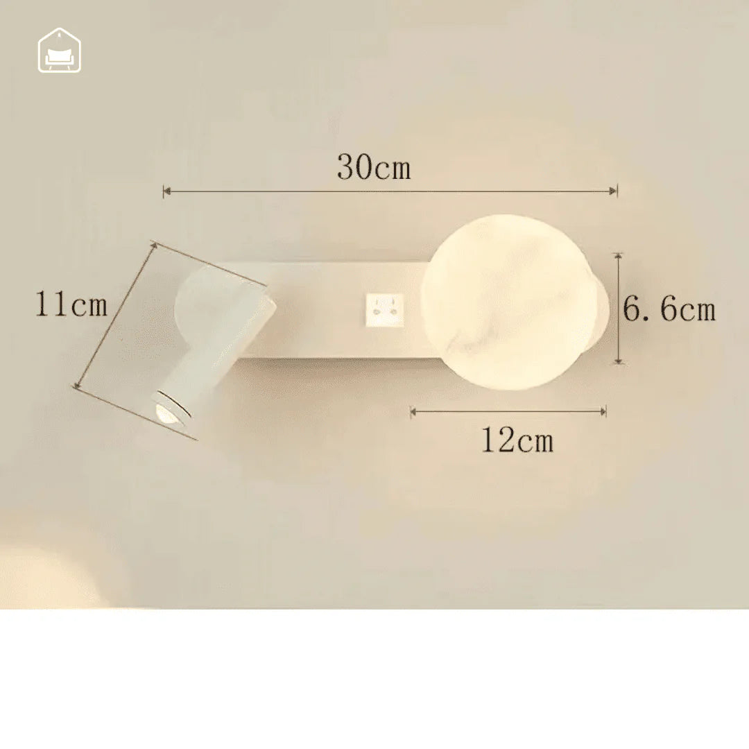 Luminária Led Nórdica de Cabeceira - Lofti Home