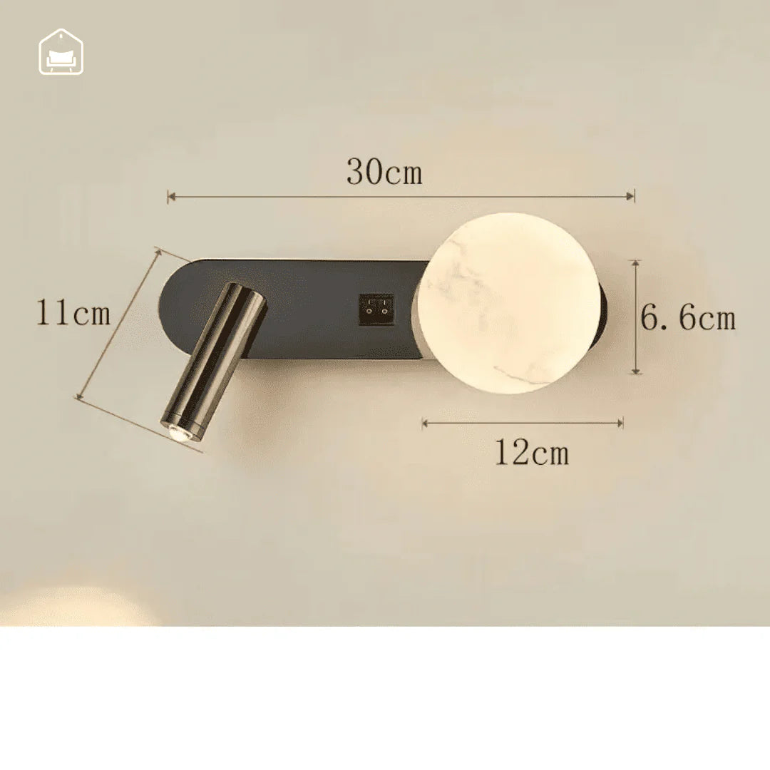 Luminária Led Nórdica de Cabeceira - Lofti Home