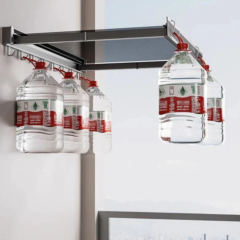 Varal invisível Mágico dobrável para apartamento - Secagem Horizontal