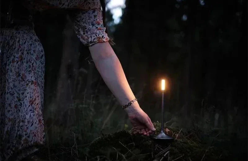 Luminária Castiçal Recarregável Elisa