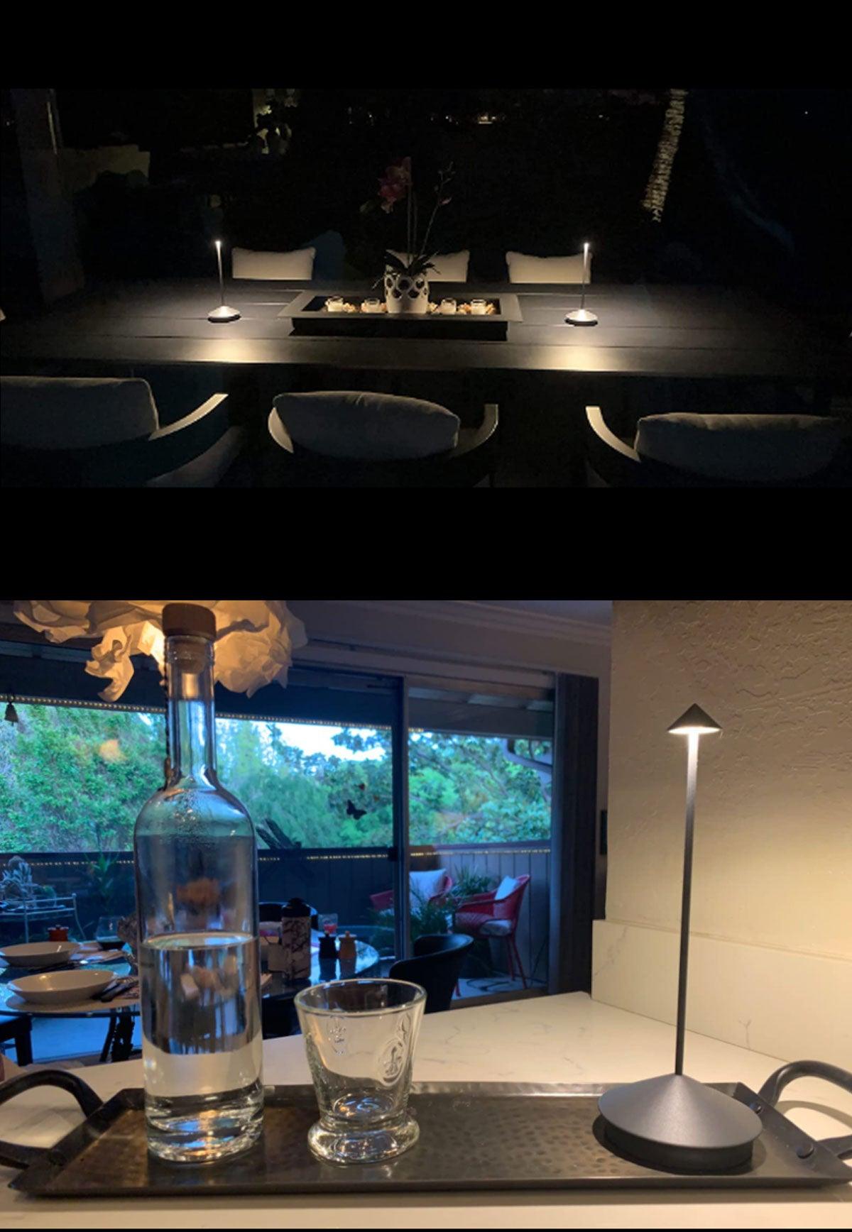 Candeeiro touch sem fio