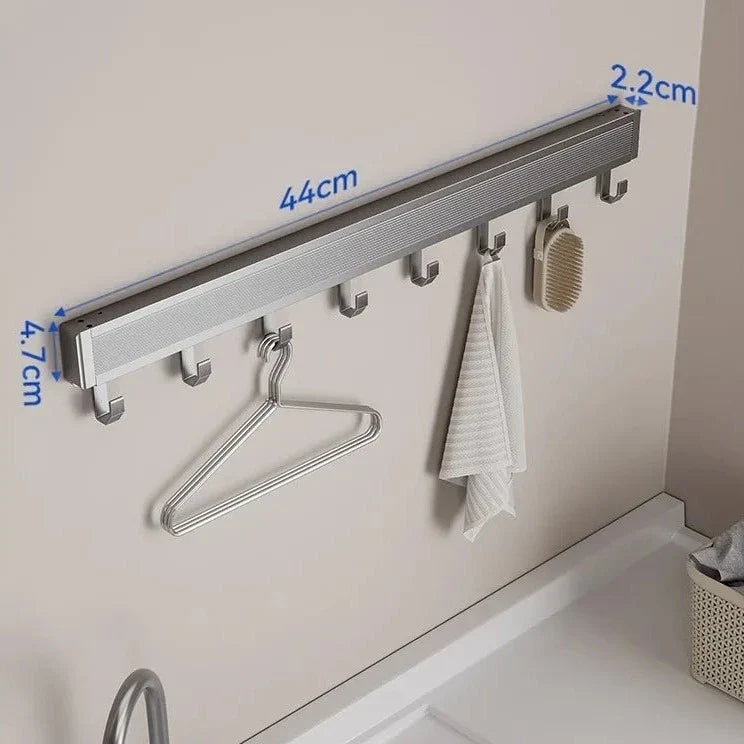 Varal invisível Mágico dobrável para apartamento - Secagem Horizontal