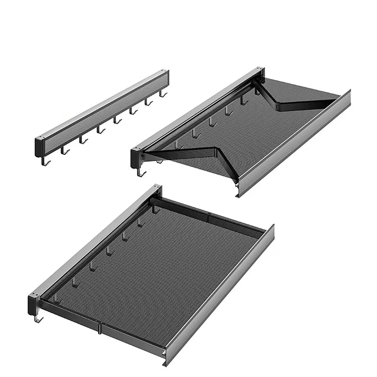 Varal invisível Mágico dobrável para apartamento - Secagem Horizontal