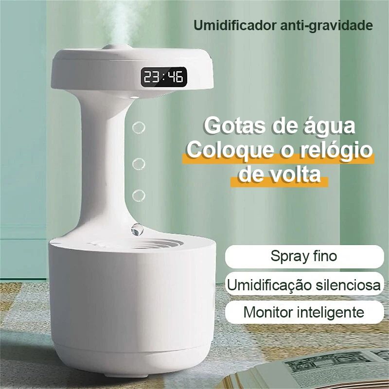 Umidificador com gotas antigravidade