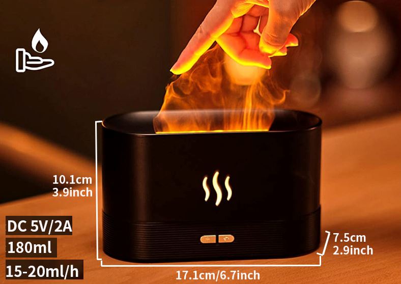 Umidificador e Difusor de Aromaterapia 2 em 1 - Vulcan