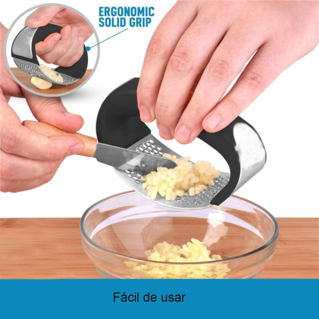 Espremedor de alho inox