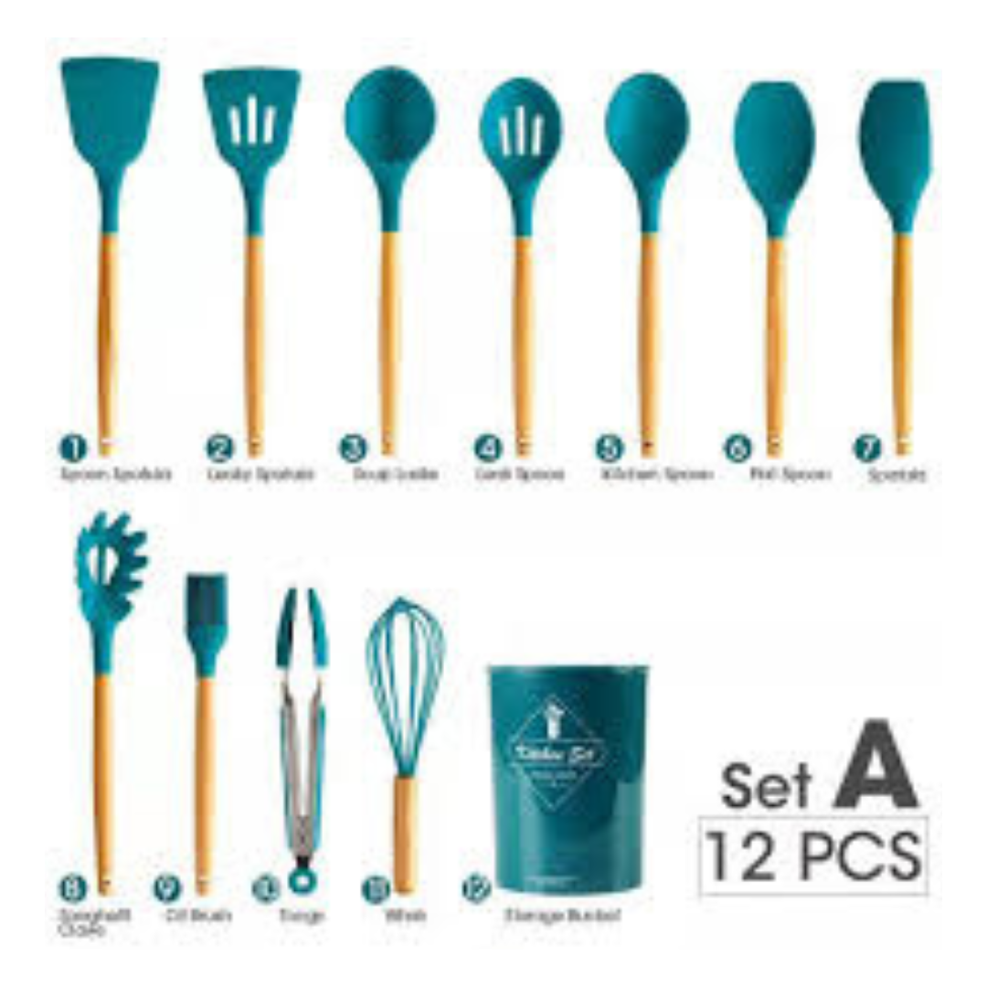 Kit de utensílios de Cozinha 12Pçs