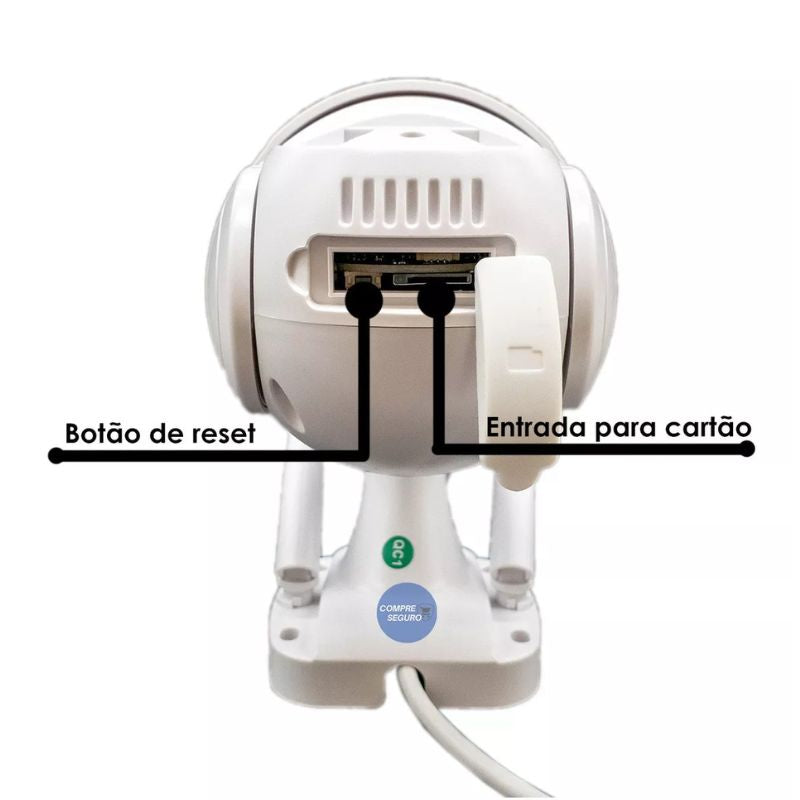 Câmera de segurança à prova d´água