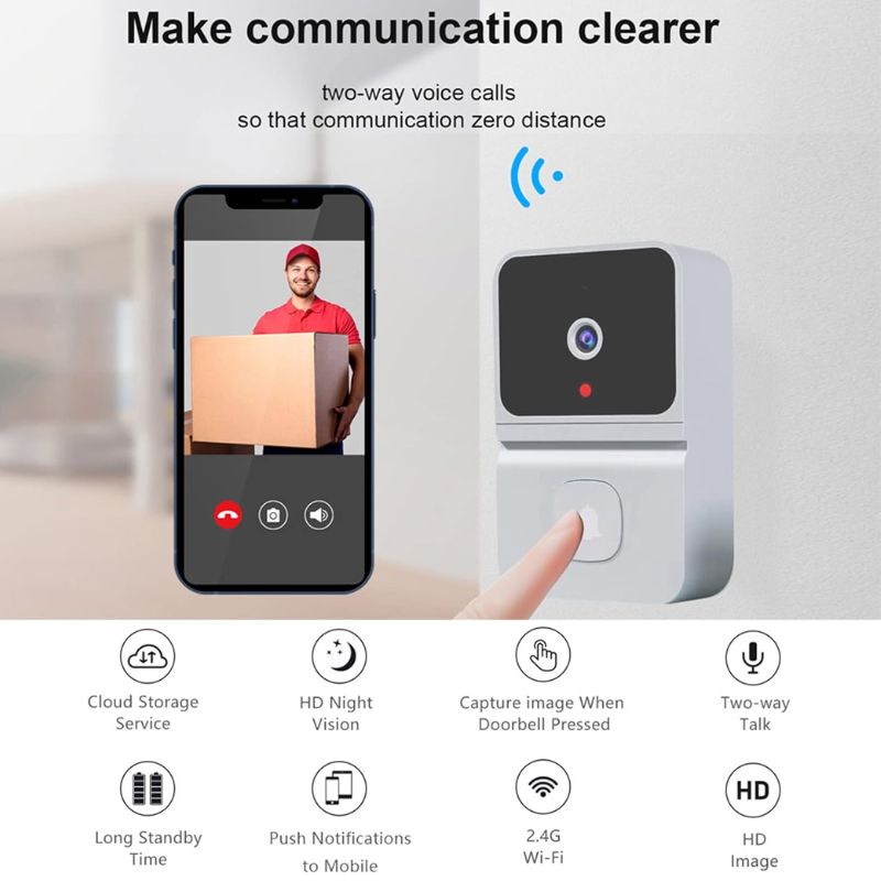 Campainha com câmera Smart Cam